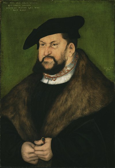 Portrait de Jean le Constant, électeur de Saxe - Lucas Cranach the Elder